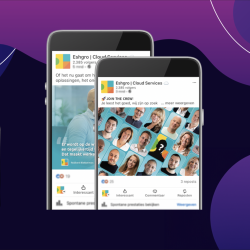 Al jarenlang vinden zij ónze mensen, die bijdragen aan de groei van Eshgro!